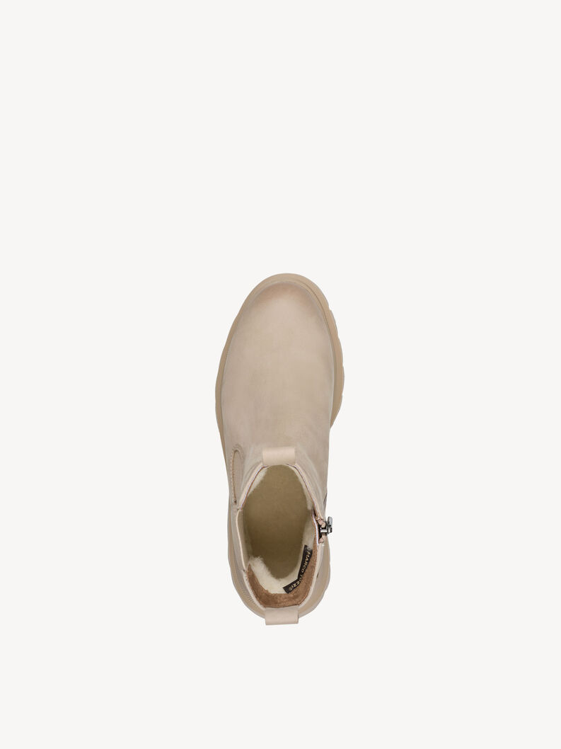Leder Chelsea Boot - beige Warmfutter, TAUPE, hi-res
