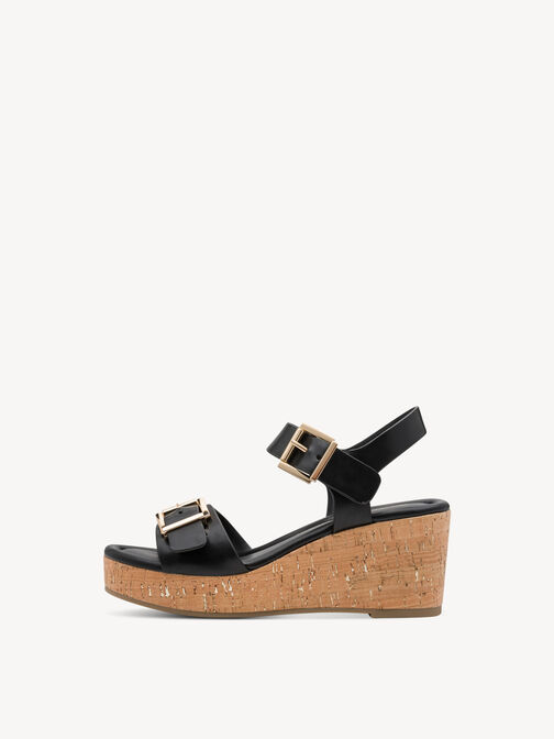 Sandal, BLACK, hi-res