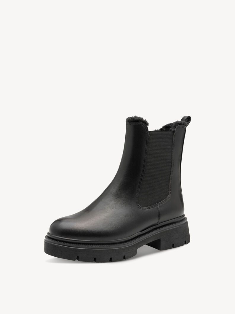 Chelsea Boot - schwarz Warmfutter, BLACK, hi-res