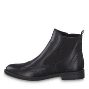 Leather Bootie - black, BLACK ANTIC, hi-res