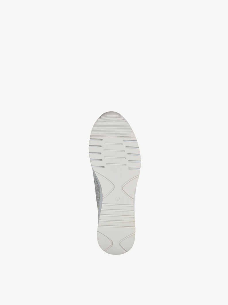 Sneaker - weiß, WHITE/SILVER, hi-res
