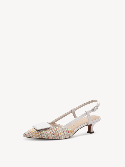 Slingpumps - weiß, WHITE MULTI, hi-res