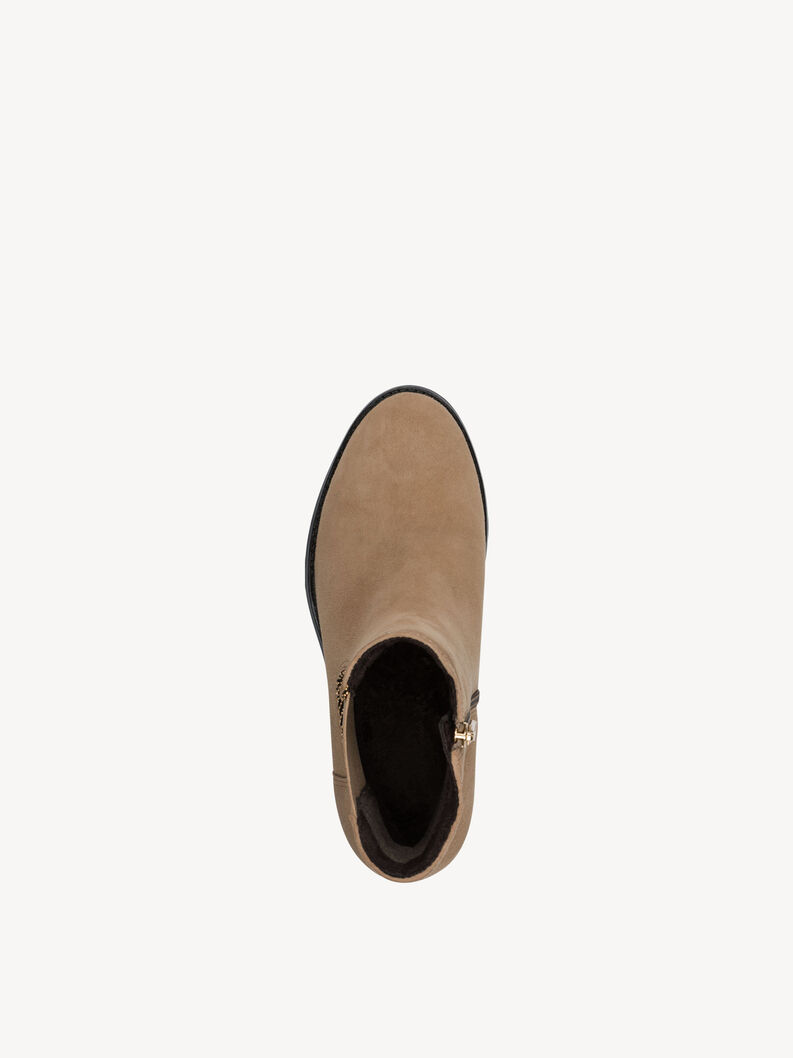 Leder Chelsea Boot - beige, BEIGE, hi-res