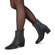 Leather Chelsea boot - black, BLACK ANTIC, hi-res