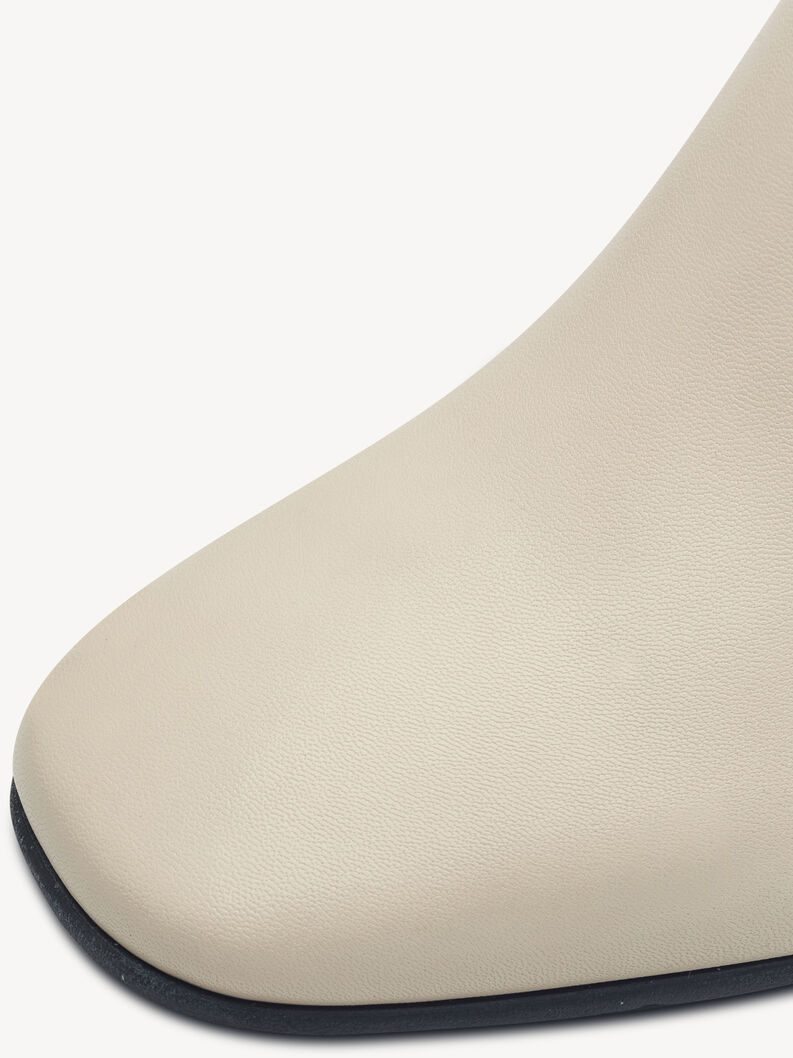 Leather Bootie - beige, CREAM, hi-res