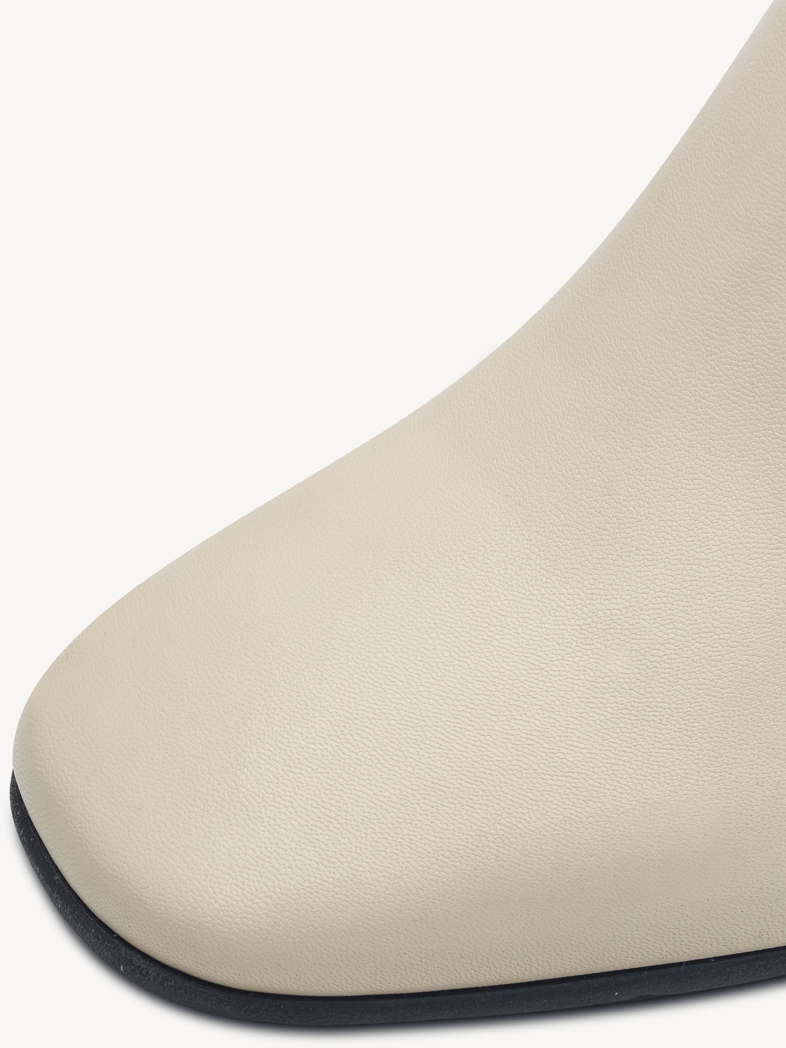 Stivaletti Donna MARCO TOZZI Con Zip E Slip - Modello 2-25301-43, Pelle E Materiale Sintetico, Beige