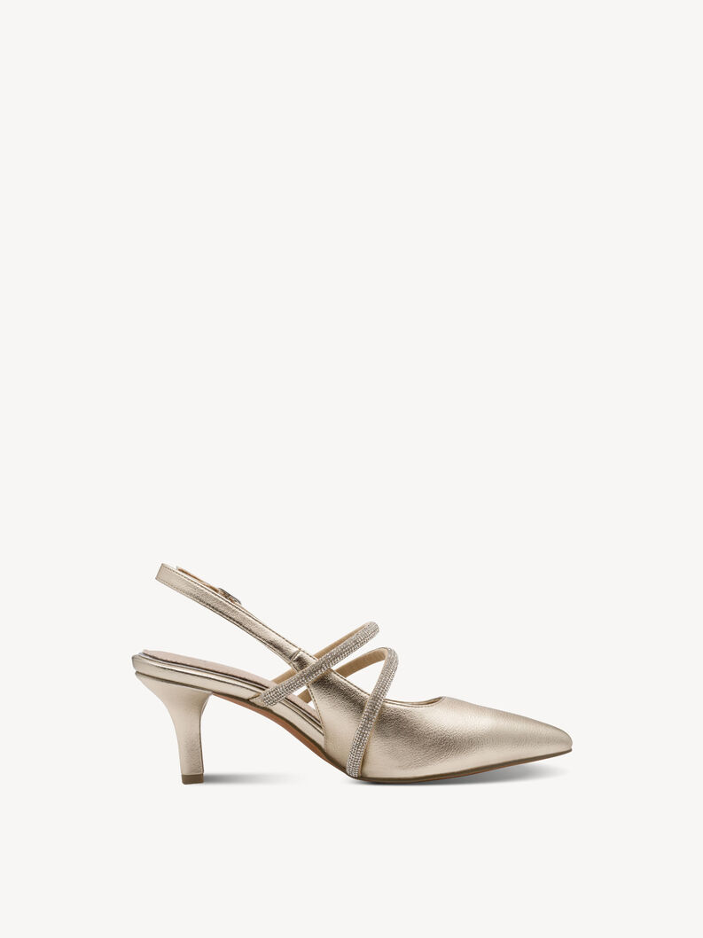 Pumps - metallic, GOLD, hi-res