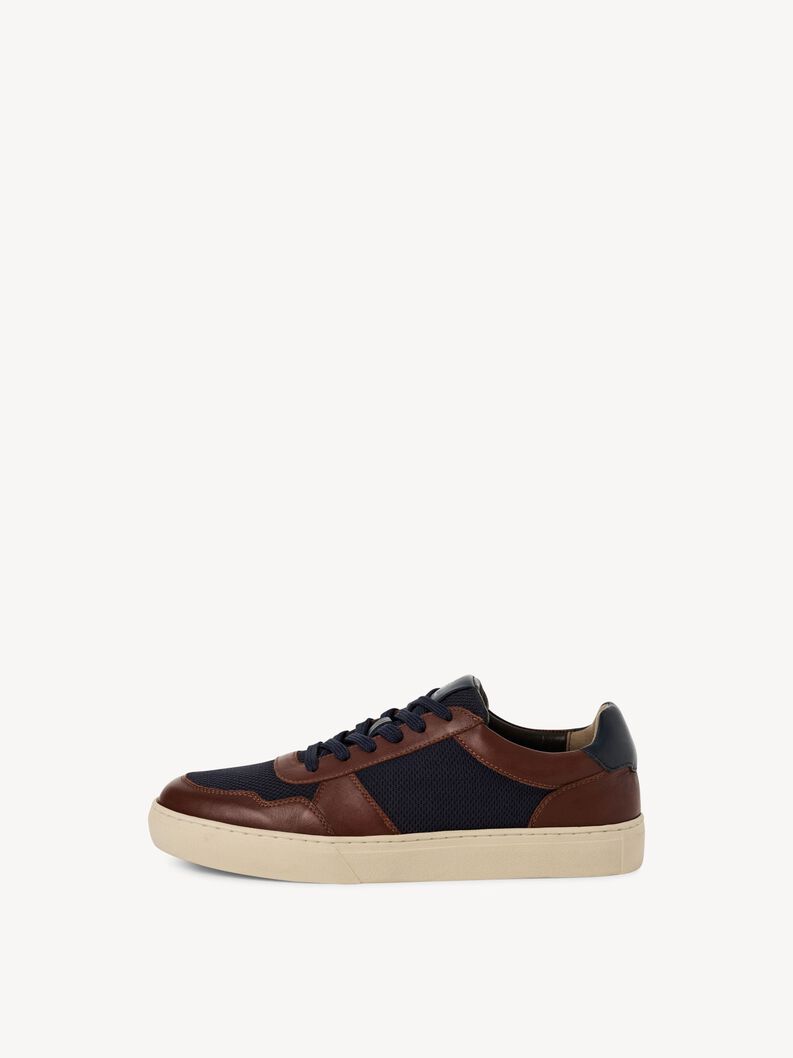 Ledersneaker - braun, COGNAC COMB, hi-res