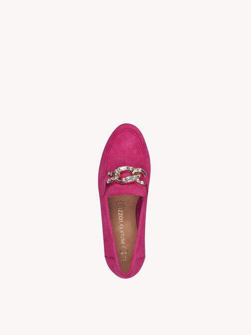 Lederslipper - pink, PINK, hi-res