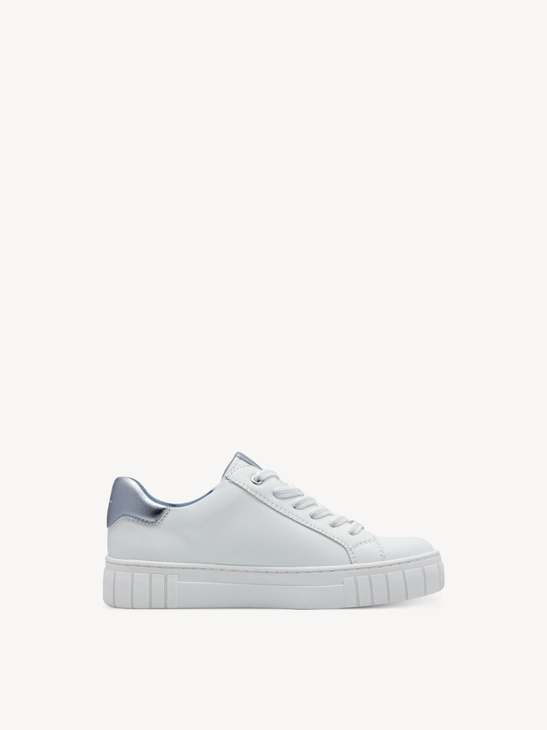 Sneaker - weiß, WHITE/LT.BLUE, hi-res