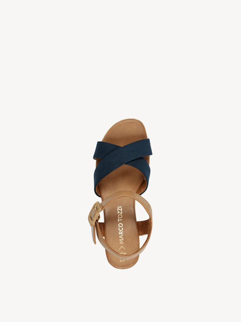Sandal - blue, NAVY COMB, hi-res
