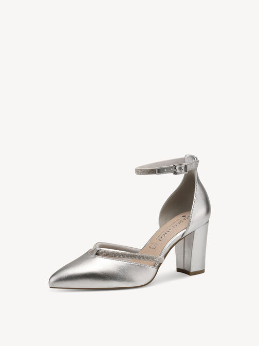 Pumps - metallic, SILVER, hi-res