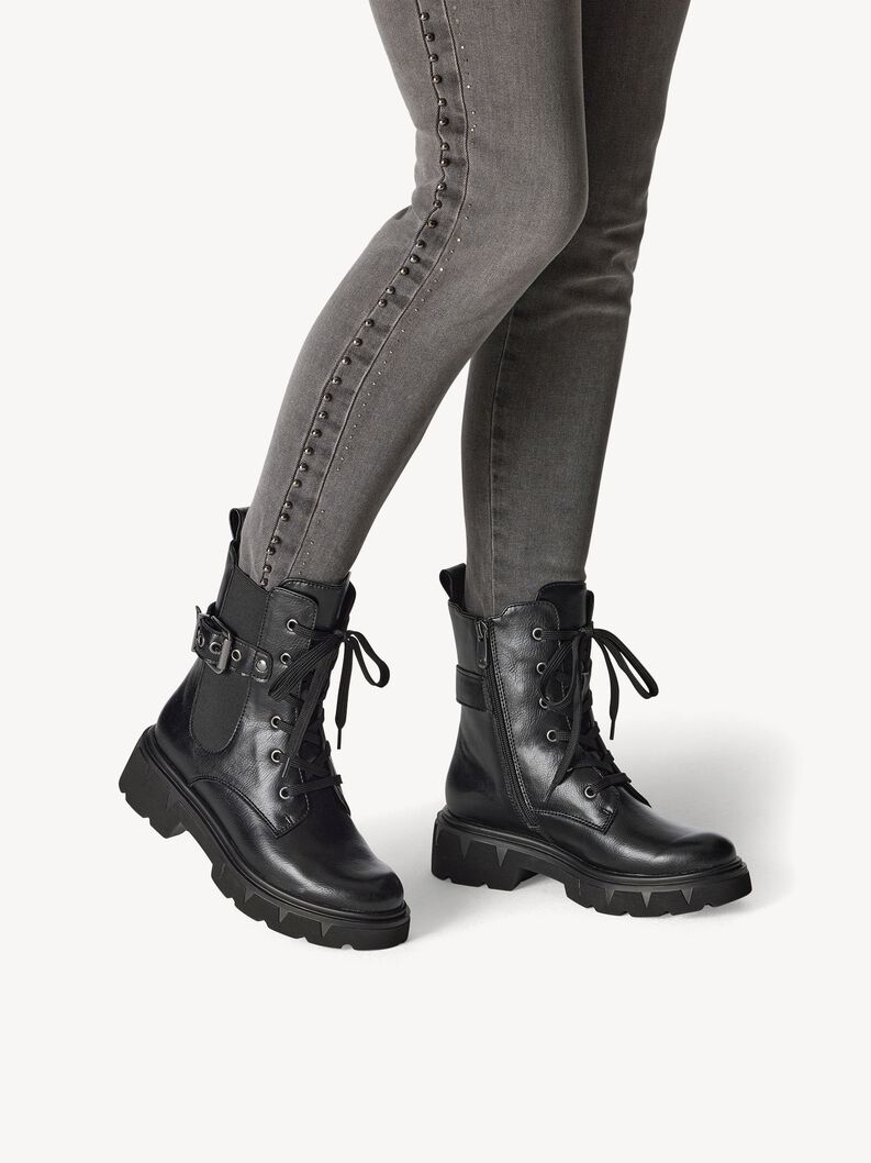 Stiefelette - schwarz, BLACK, hi-res