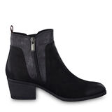 Lederstiefelette - schwarz, BLACK COMB, hi-res