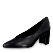 Escarpin en cuir - noir, BLACK ANTIC, hi-res