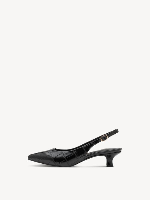 Pumps, BLACK CROCO, hi-res