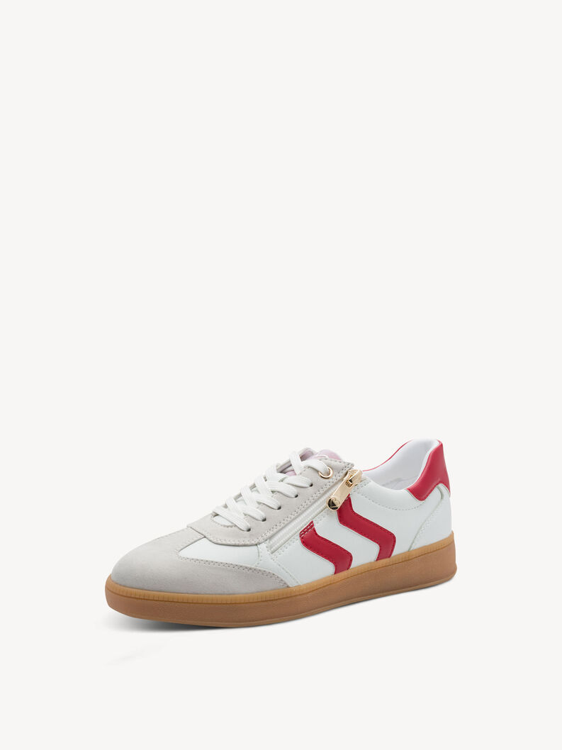 Sneaker - wei&szlig;, WHITE/RED, hi-res