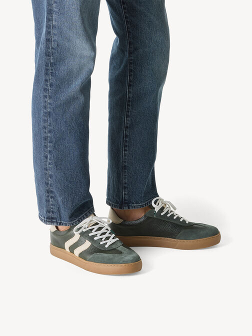 Ledersneaker - grün, GREEN COMB, hi-res