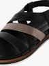 Ledersandale - schwarz, BLACK COMB, hi-res