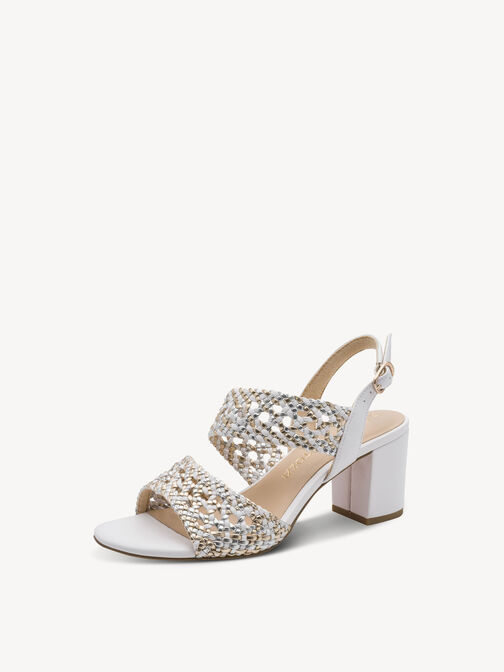 Sandalette - wei&szlig;, WHITE COMB, hi-res