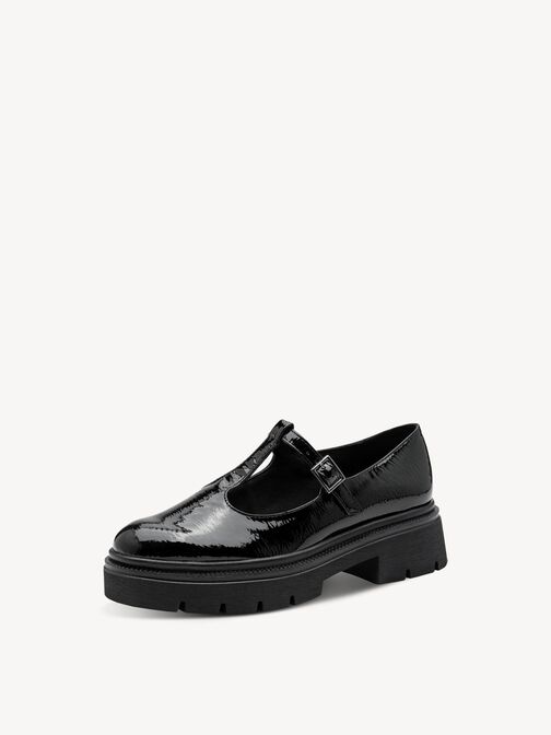 Slipper - schwarz, BLACK PATENT, hi-res