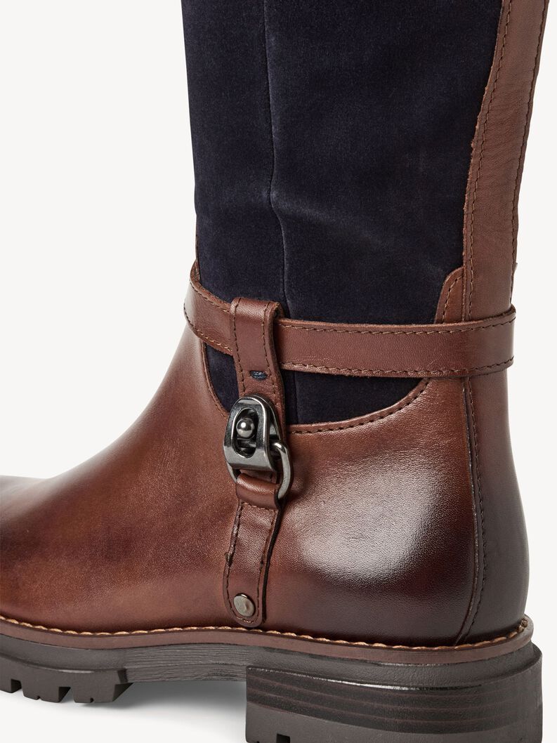 Boots - brown, CHESTNUT/NAVY, hi-res