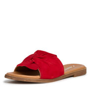 Lederpantolette - rot, RED, hi-res