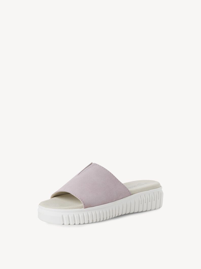 Leather Mule - purple, LAVENDER, hi-res