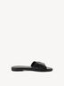 Lederpantolette - schwarz, BLACK, hi-res