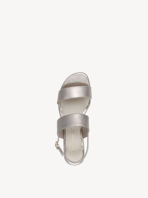 Sandale - metallic, PLATINUM, hi-res