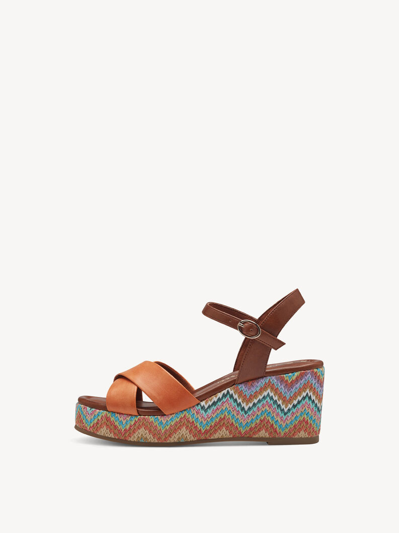 Sandale - orange, MANGO COMB, hi-res
