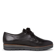 Lederhalbschuh - schwarz, BLACK ANTIC, hi-res
