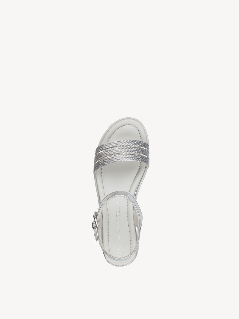 Sandal - silver, SILVER, hi-res