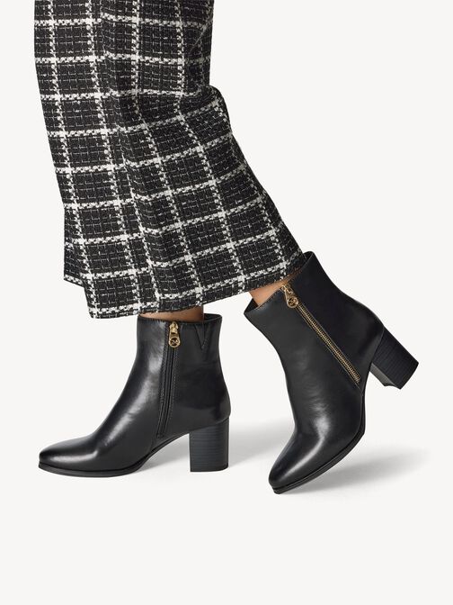 Stiefelette - schwarz, BLACK, hi-res