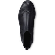 Bottine Chelsea en cuir - noir, BLACK ANT.COMB, hi-res