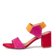 Heeled sandal - rose, PINK COMB, hi-res