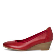 Escarpin en cuir - rouge, CHILI, hi-res