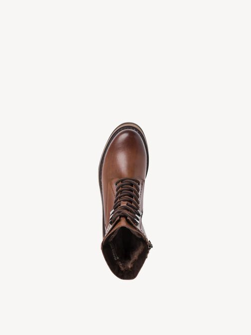 Lederstiefelette - braun Warmfutter, COGNAC NAPPA C, hi-res
