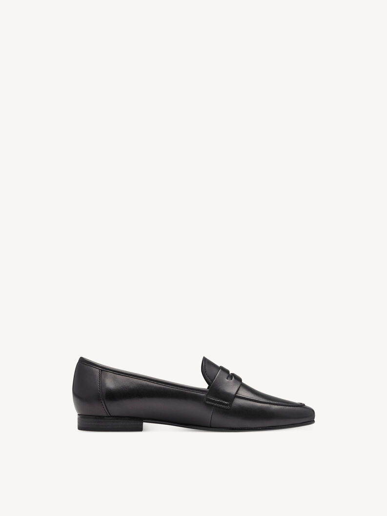 Lederslipper - schwarz, BLACK, hi-res