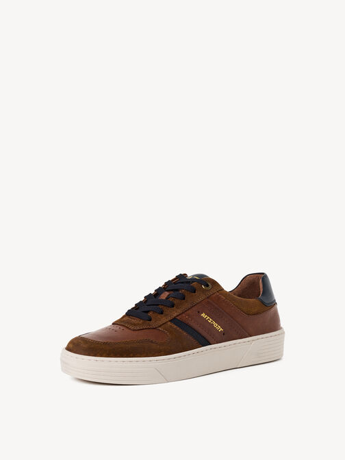 Ledersneaker - braun, COGNAC, hi-res