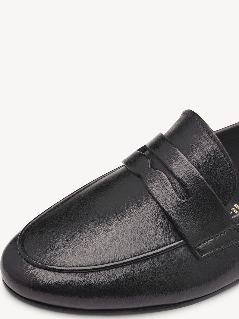 Lederslipper - schwarz, BLACK, hi-res
