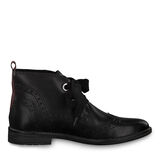 Leather Bootie - black, BLACK ANTIC, hi-res