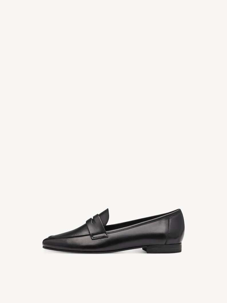 Lederslipper - schwarz, BLACK, hi-res