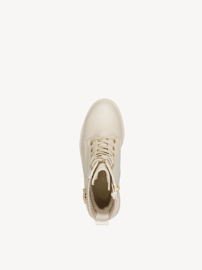 Stiefelette - beige Warmfutter, CREAM, hi-res