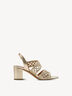 Sandalette - metallic, GOLD, hi-res