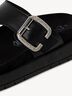 Lederpantolette - schwarz, BLACK, hi-res