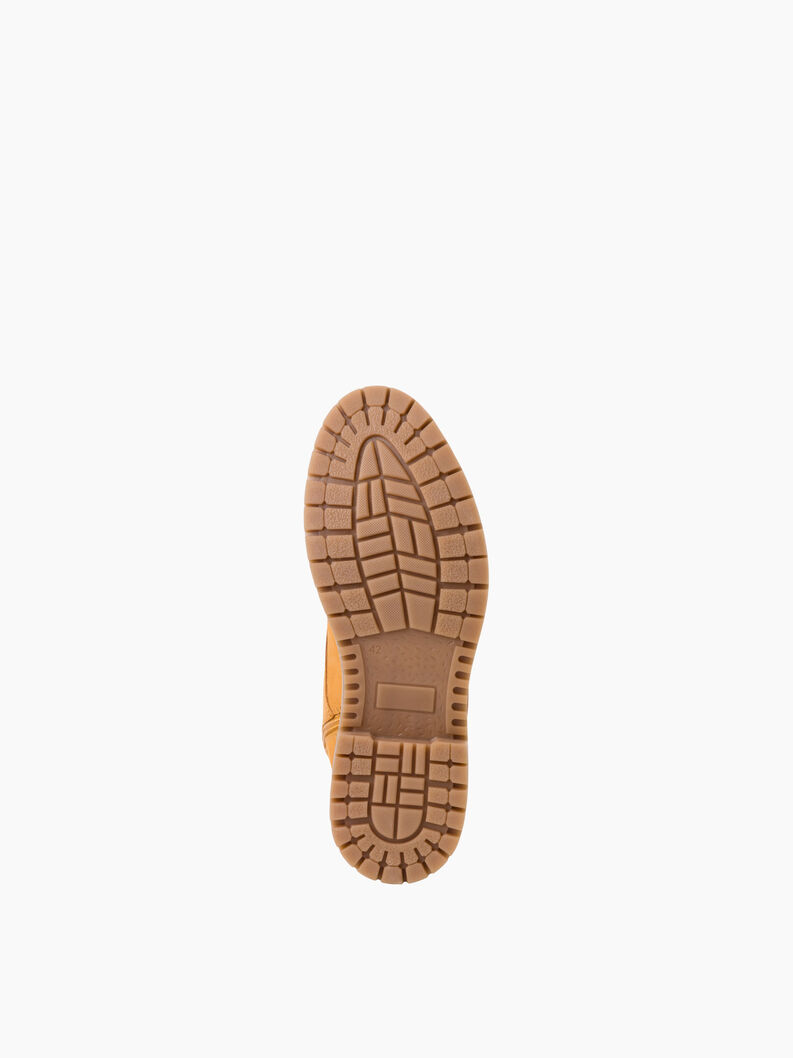 Leather Bootie - brown warm lining, CAMEL COMB., hi-res