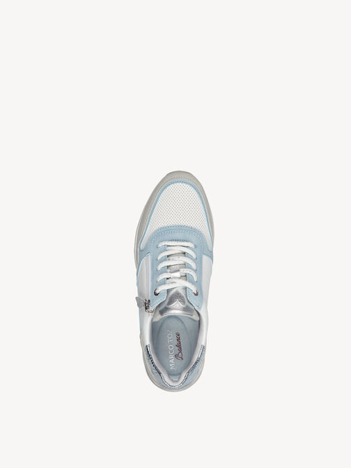 Sneaker - weiß, WHITE/LT.BLUE, hi-res