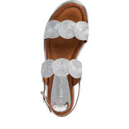 Sandalette - metallic, SILVER, hi-res
