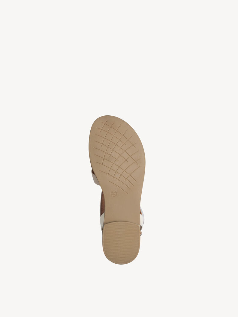 Ledersandale - beige, CREAM COMB, hi-res
